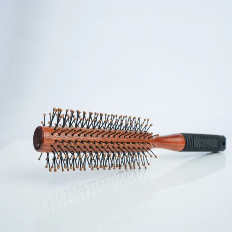 rubber hair brush